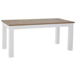 Hampstead Oak Top White Dining Table
