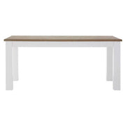 Hampstead Oak Top White Dining Table