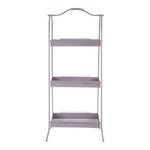 Lexa Grey Metal Storage Rack