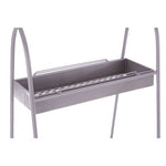 Lexa Grey Metal Storage Rack