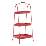 Lexa Red Metal Storage Rack