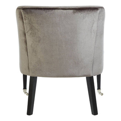 Darwin Grey Velvet Chair