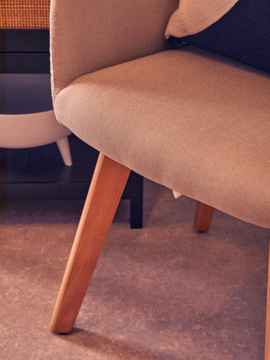 Stockholm Stone Fabric Dining Chair