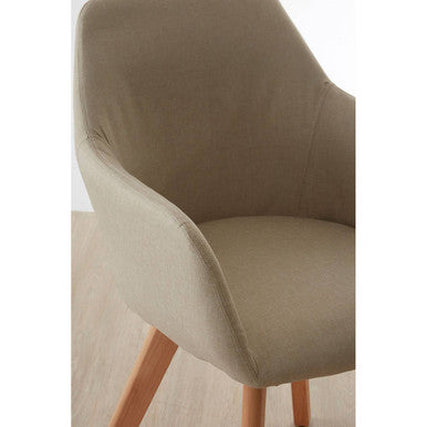 Stockholm Stone Fabric Dining Chair