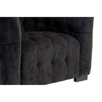 Fenton Black Fabric Armchair