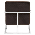 Gatsby Black Fabric Armchair