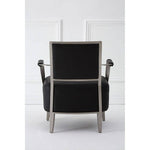 Moda Black Leather Armchair