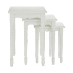Hendra White Set Of Three Nesting Tables