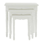 Hendra White Set Of Three Nesting Tables