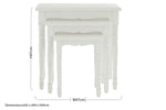 Hendra White Set Of Three Nesting Tables