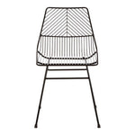 District Small Black Metal Wire Chair