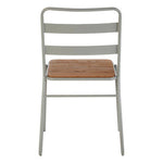 District Grey Metal And Elm Wood Chair