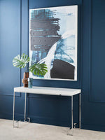 Allure Chrome Console Table