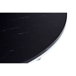 Allure Round Black Faux Marble Coffee Table