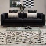 Allure Stainless Steel Geometric Coffee Table