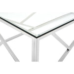 Allure Stainless Steel Geometric Coffee Table