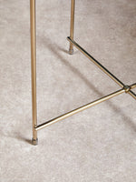 Allure Black Mirror Low Side Table