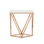 Allure Rectangular Champagne End Table