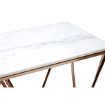 Allure Rectangular Champagne Console Table