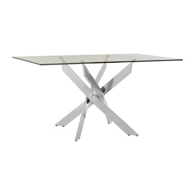 Allure Rectangular Intersected Base Dining Table
