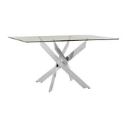 Allure Rectangular Intersected Base Dining Table