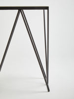 Shalimar Side Table With Matte Black Legs