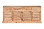 Lyon Oak Wood Sideboard with Whitewash Finish