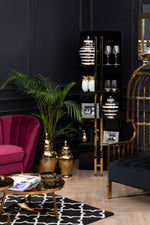 Alvaro Gold Set Of 2 Round Coffee Tables