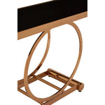 Novara Rose Gold Console Table