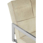 Kensington Townhouse Genuine Grey Leather Chair
