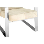 Kensington Townhouse Hairon Leather Chair With Steel Legs