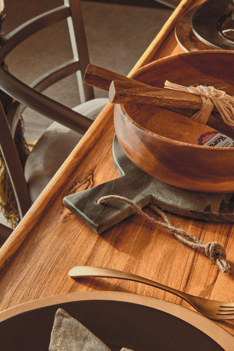 New Foundry Dining Table With Elm Wood Top
