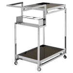 Novo 3 Tier Trolley With Silver Finish Frame