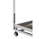 Novo 3 Tier Trolley With Silver Finish Frame