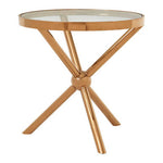 Novo Round Rose Gold Side Table