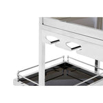 Novo 3 Tier Silver Finish Trolley