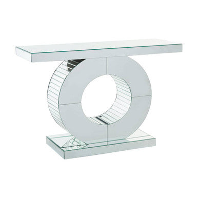 Gianara Mirrored Console Table