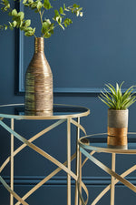 Avantis Set Of 2 Swirl Frame Tables