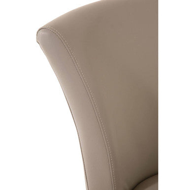 Eliza Grey Faux Leather Dining Chair