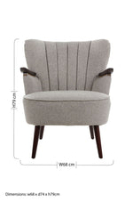 Hampstead Taupe Fabric Armchair