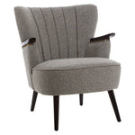 Hampstead Grey Fabric Armchair