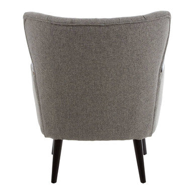 Hampstead Grey Fabric Armchair
