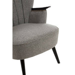 Hampstead Grey Fabric Armchair