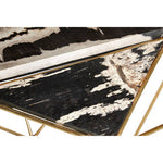 Relic Dark Petrified Wood Side Table