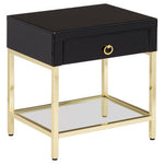 Kensington Townhouse Black And Gold Side Table