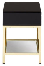 Kensington Townhouse Black And Gold Side Table