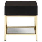 Kensington Townhouse Black And Gold Side Table