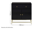 Kensington Townhouse Black Cabinet