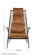 Hoxton Light Brown Leather Chair