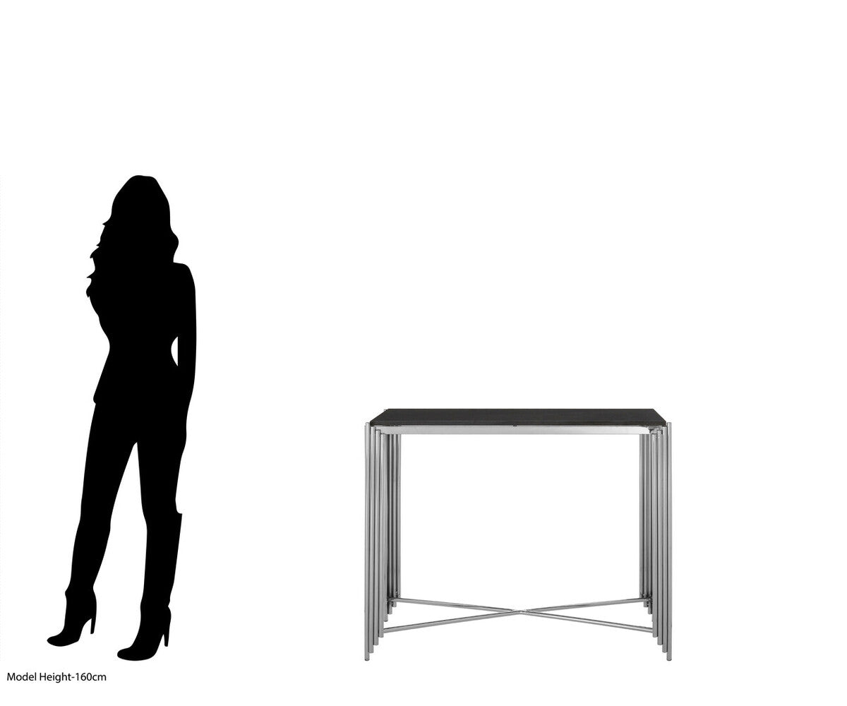 Clarice Granite Top Console Table